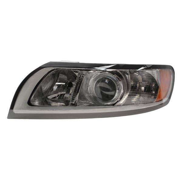 Strålkastare till Volvo S40, V50, halogen, 08-, vänster