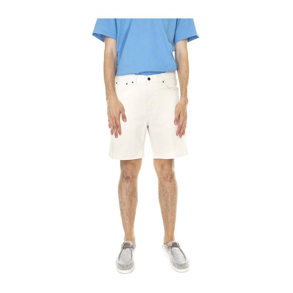 Carhartt Wip, Shorts , Herre, Hvid, W28, Bomuld, Single Knee Short