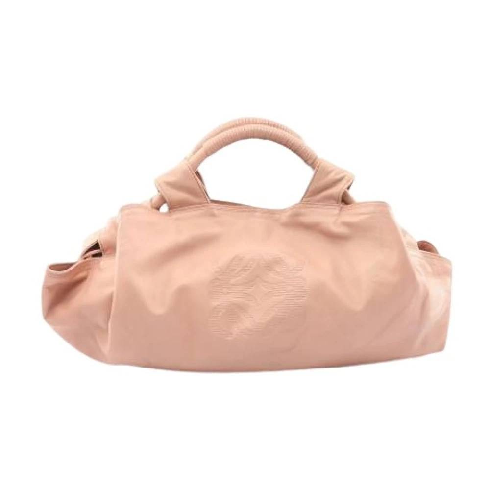 Loewe Pre-owned Pre-owned Nappa Aire Håndtaske - Vintage - Dame - Lyserød - ONE SIZE - Læder