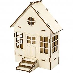 Trähus - Burspråk - 24cm