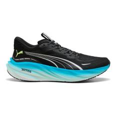 Puma Magnify Nitro 3 Neutral Running Shoe Men - Black, Blue, Size 8.5 - black
