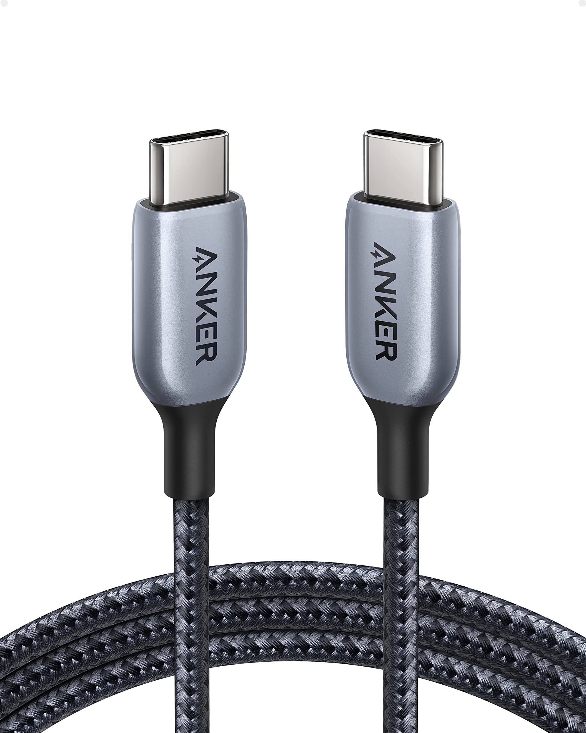 Anker 765 Durable Nylon USB-C to USB-C Cable (240W, 1.8m) USB 2.0 USB PD Compatible with iPhone 16/15, MacBook Pro/Air, iPad Pro, iPad Air 5, Galaxy S