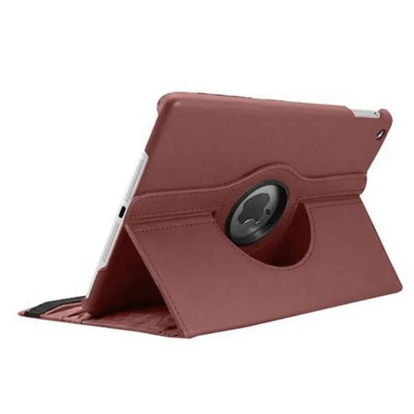 360° Roterende Cover Til iPad Air, iPad (2017) & (2018). Brun..