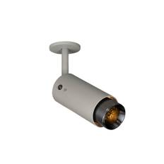 Exhaust spot Linear i stone med detaljer i gun metal • Buster + Punch