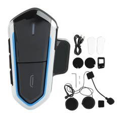 Motorcycle Bluetooth Headset Waterproof Large Button Ultra Thin Motorcycle Helmet Headphones