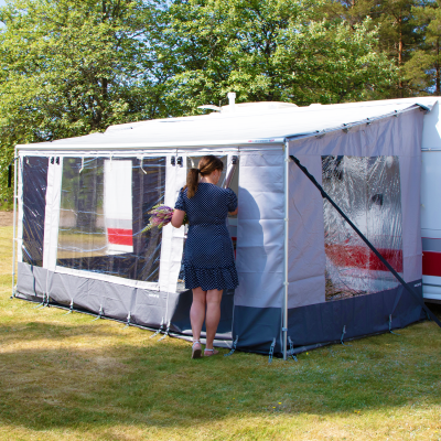 WeCamp Markistält 250 - Påsmarkis (Frontparti: 410cm, Gavlar: 2 st (båda sidor))