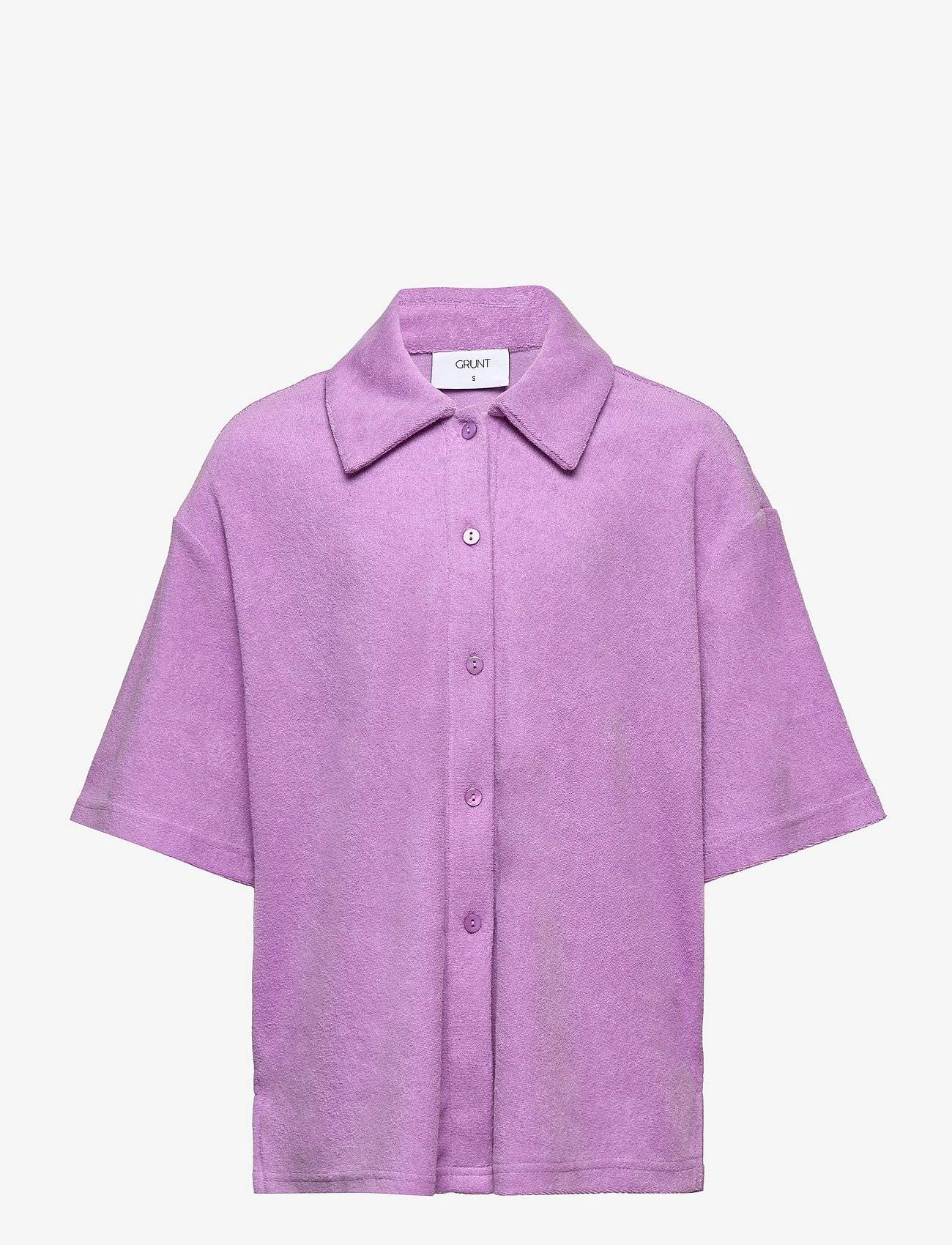 GRUNT Daisy Towelling Shirt | Purple | 164