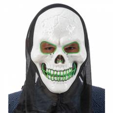 Led mask Dödskalle Grön