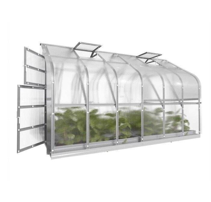 Växthus klassisk standard 5 m² – 30 m² - 2,5 x 4 m (10 m2 ), 6mm