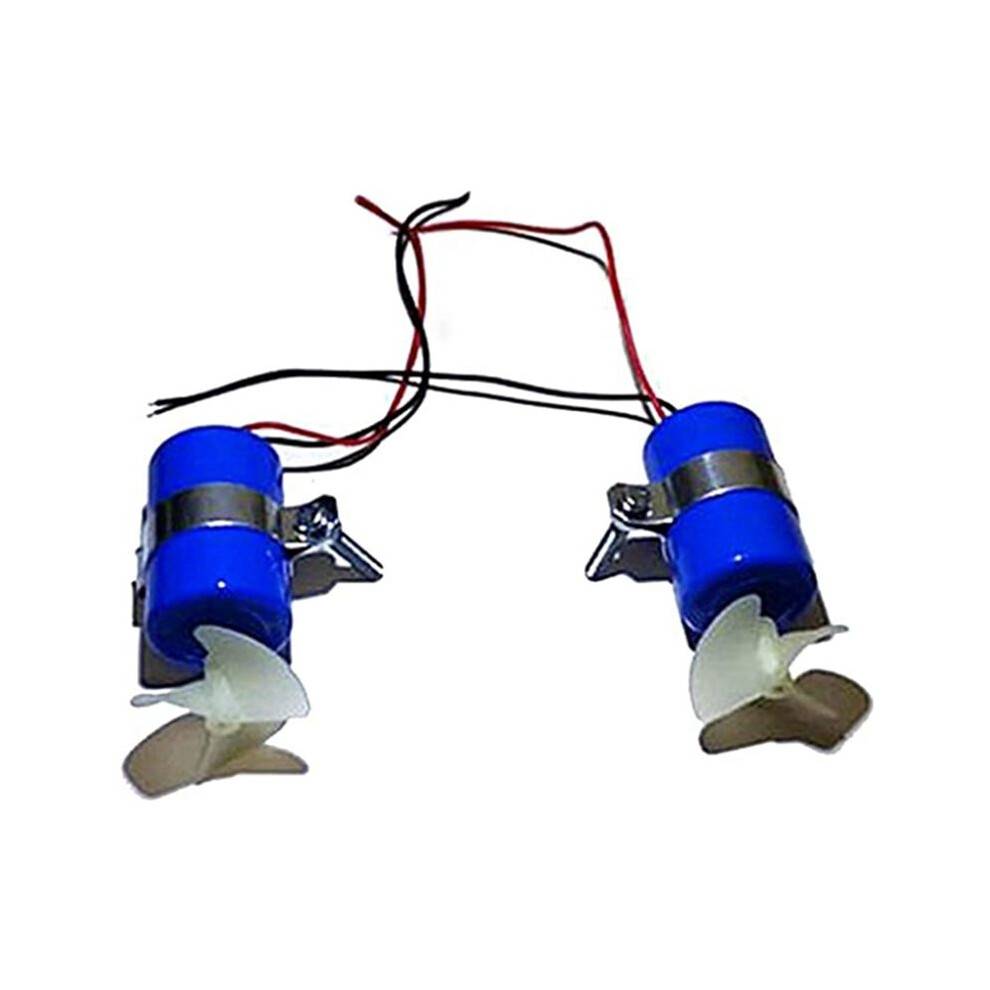 1 par RC jetbåd undervandsmotor thruster 7.4V 16800rpm med/mod/ved 3-sorte