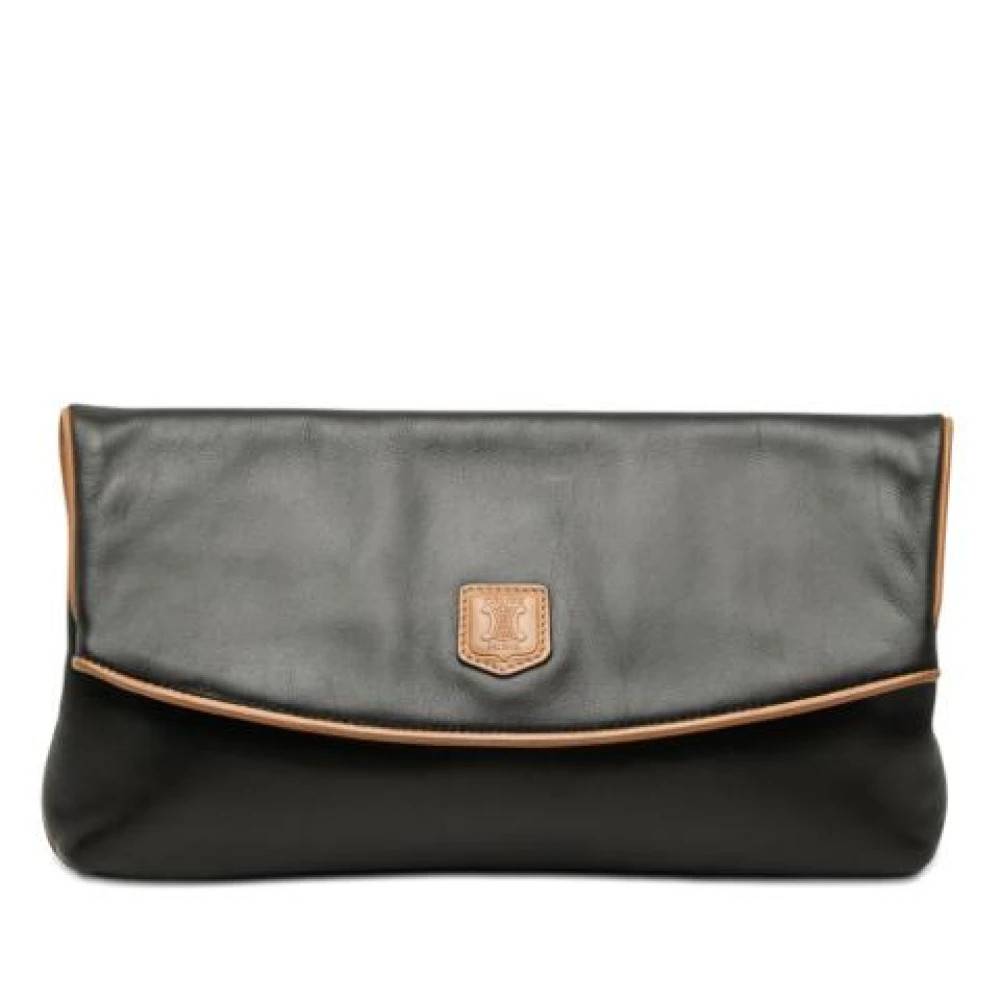 Celine Vintage Pre-owned Vintage Clutch - Vintage - Dame - Sort - ONE SIZE - Læder