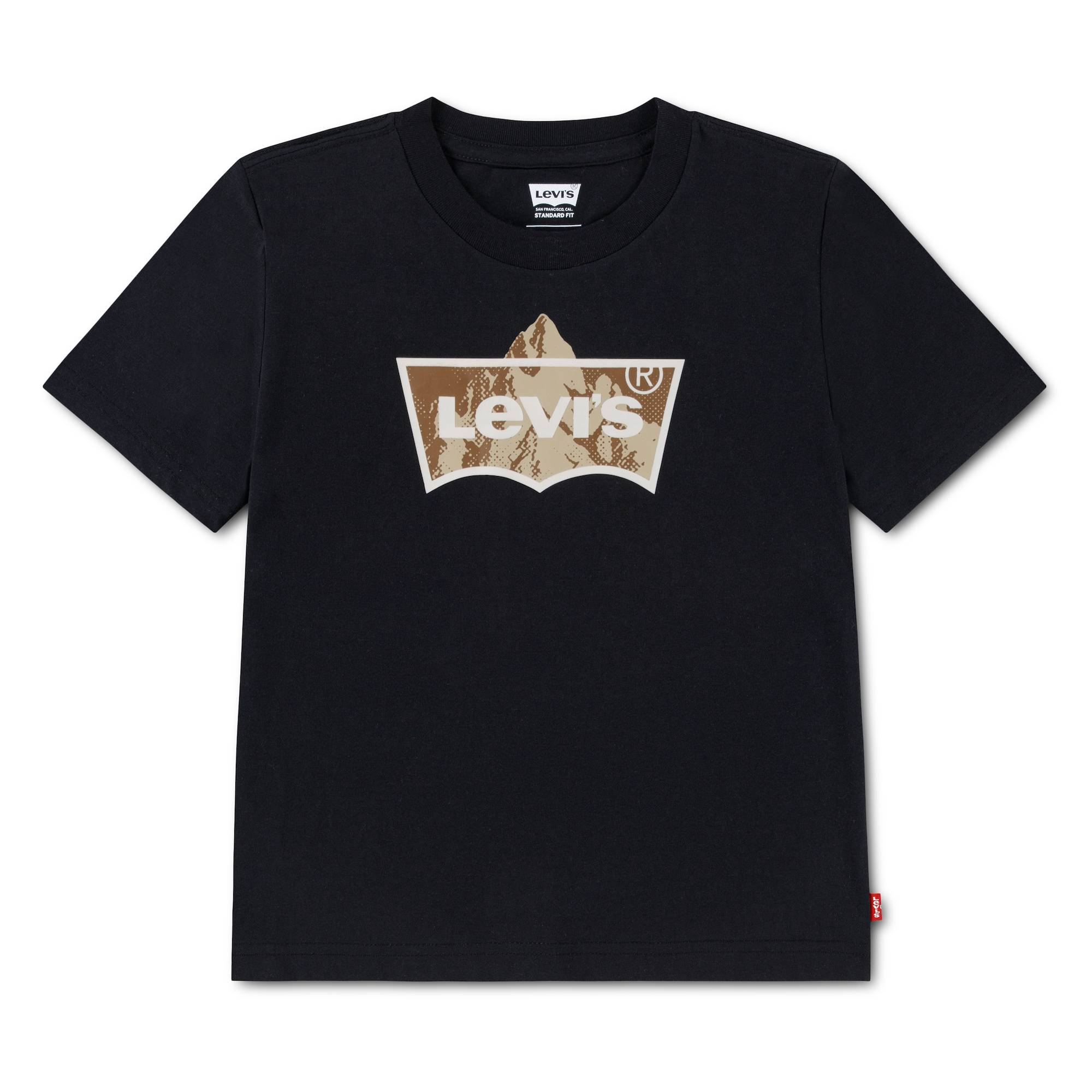Levi's Kids T-shirt umbra / cappuccino / svart / vit