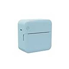 Burulria Mini Pocket Printer Memo Account Fotoskrivare BäRbar Bluetooth Termisk Etikettskrivare Small Home Printer Blue