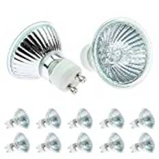 Multipack Lighting GU10 halogen spotlights glödlampor dimbar varm vit, 35 W, set med 10