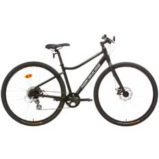 "Gamma 28"" 8-vxl hybridcykel, FLAT BLACK, Unisex, 16"