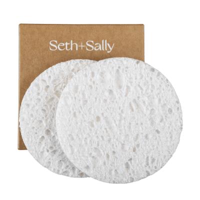 Seth+Sally Facial Cleansing Sponge 2-pack