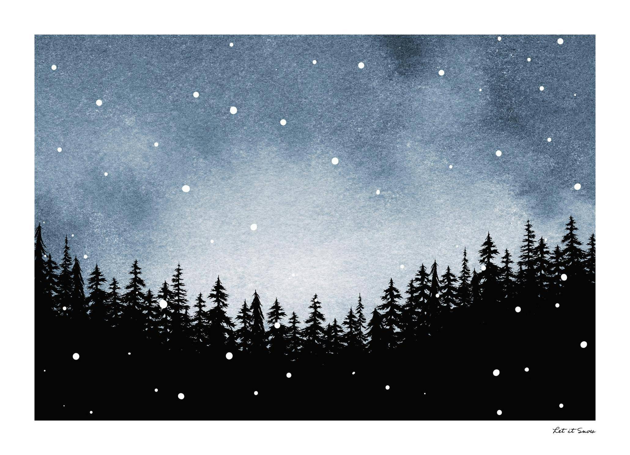 Enchanting Night Poster (30x40 cm)