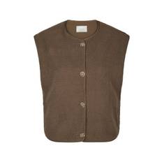 Neo Noir - Mariko Teddy Vest - Taupe