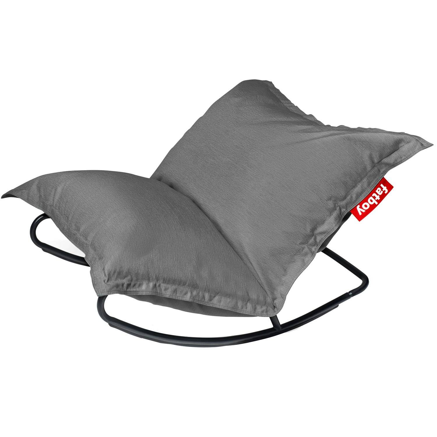 Fatboy Rock'n Roll Gyngestol Med Sækkestol - Loungestole Rock Grey - 700170.