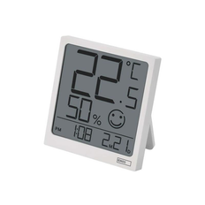 Trådløst termometer EMOS E0522 med ur og indendørs temperatur -10 °C til +50 °C, fugtighed 1% til 99% RH