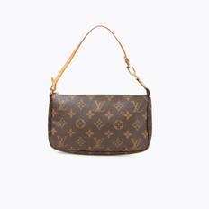 LOUIS VUITTON Monogram Pochette Accessoires - Brown