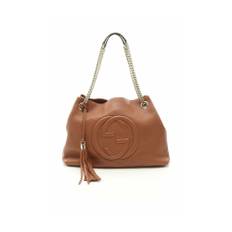 Gucci, Taske, Dame, Beige, ONE SIZE, Uld, Soho Taske - ONE Size