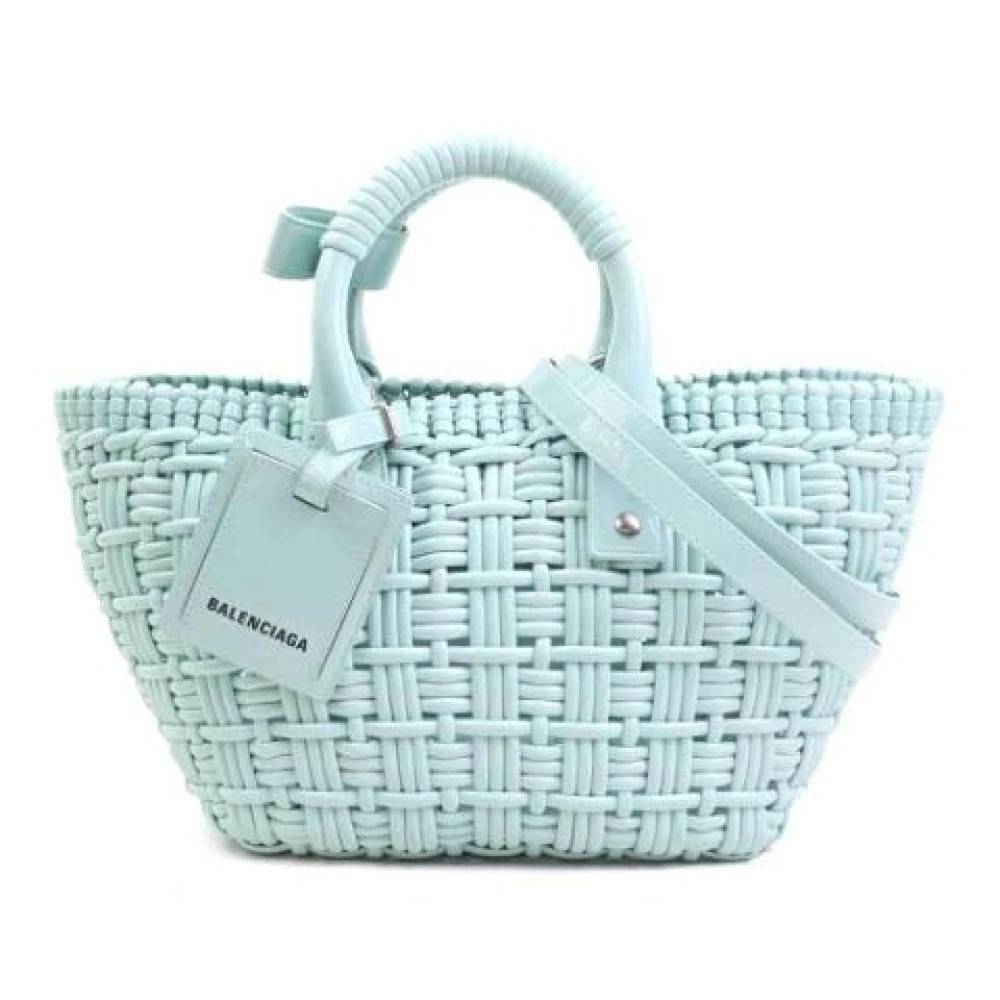 Balenciaga Vintage Pre-owned Vintage Tote Bag - Vintage - Dame - Blå - ONE SIZE -