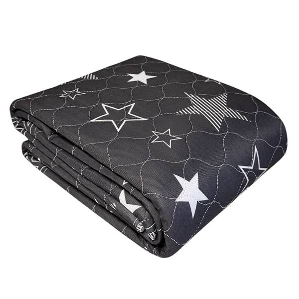 Peefree tvättbar valpmatta - grå med vita stjärnor - 60x90 cm