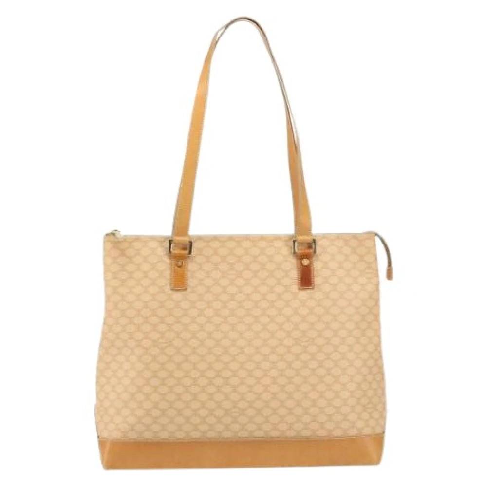 Celine Vintage Pre-owned Canvas Tote Bag - Vintage - Dame - Beige - ONE SIZE -