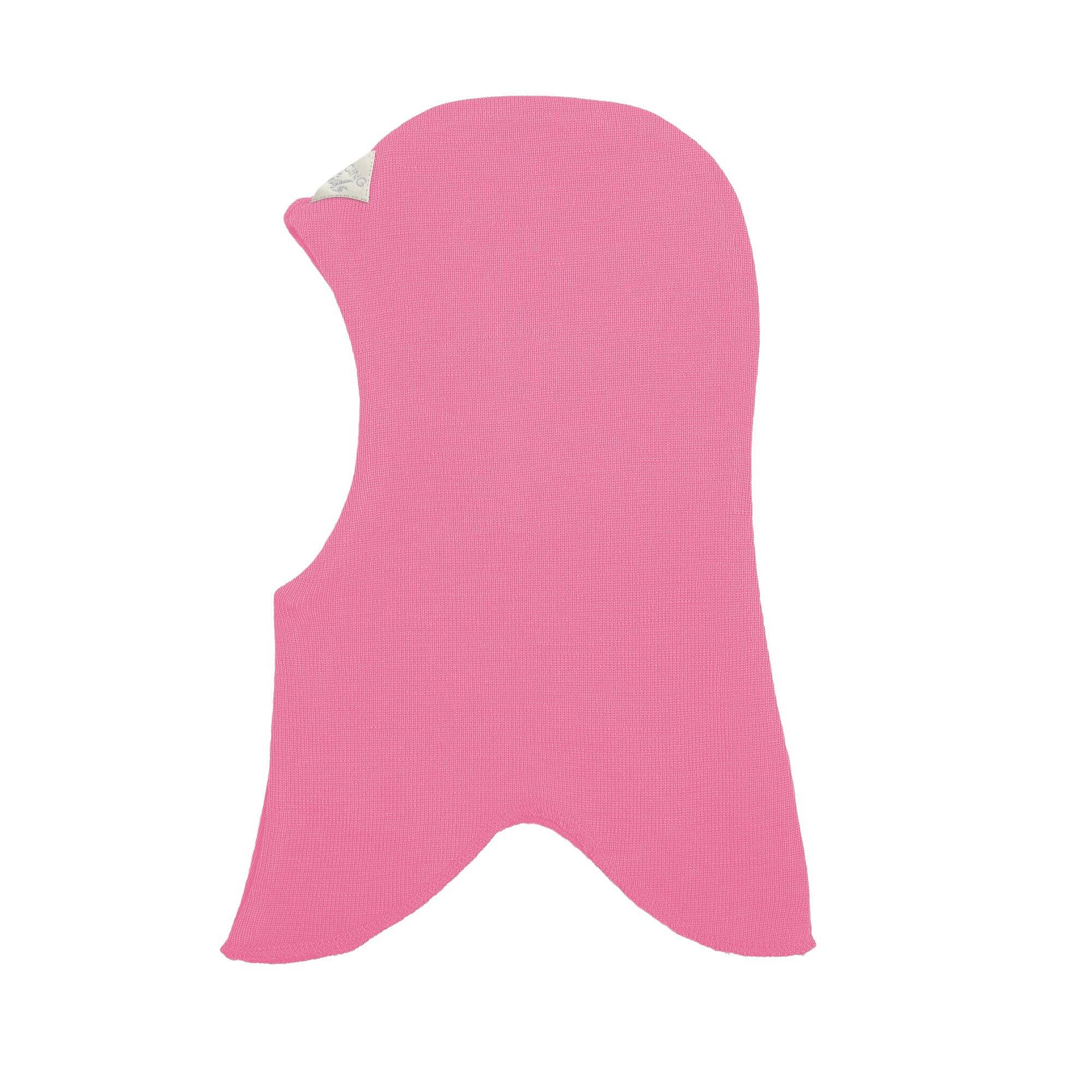 Round Wool Balaclava 600000-69 (rund elefanthue) - XS (3-9 months) / Pink 69