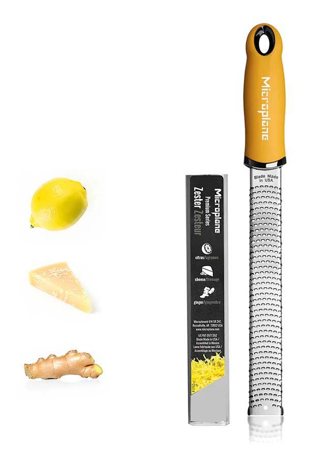 Rivjärn Premium Zester Mustard Yellow - Microplane
