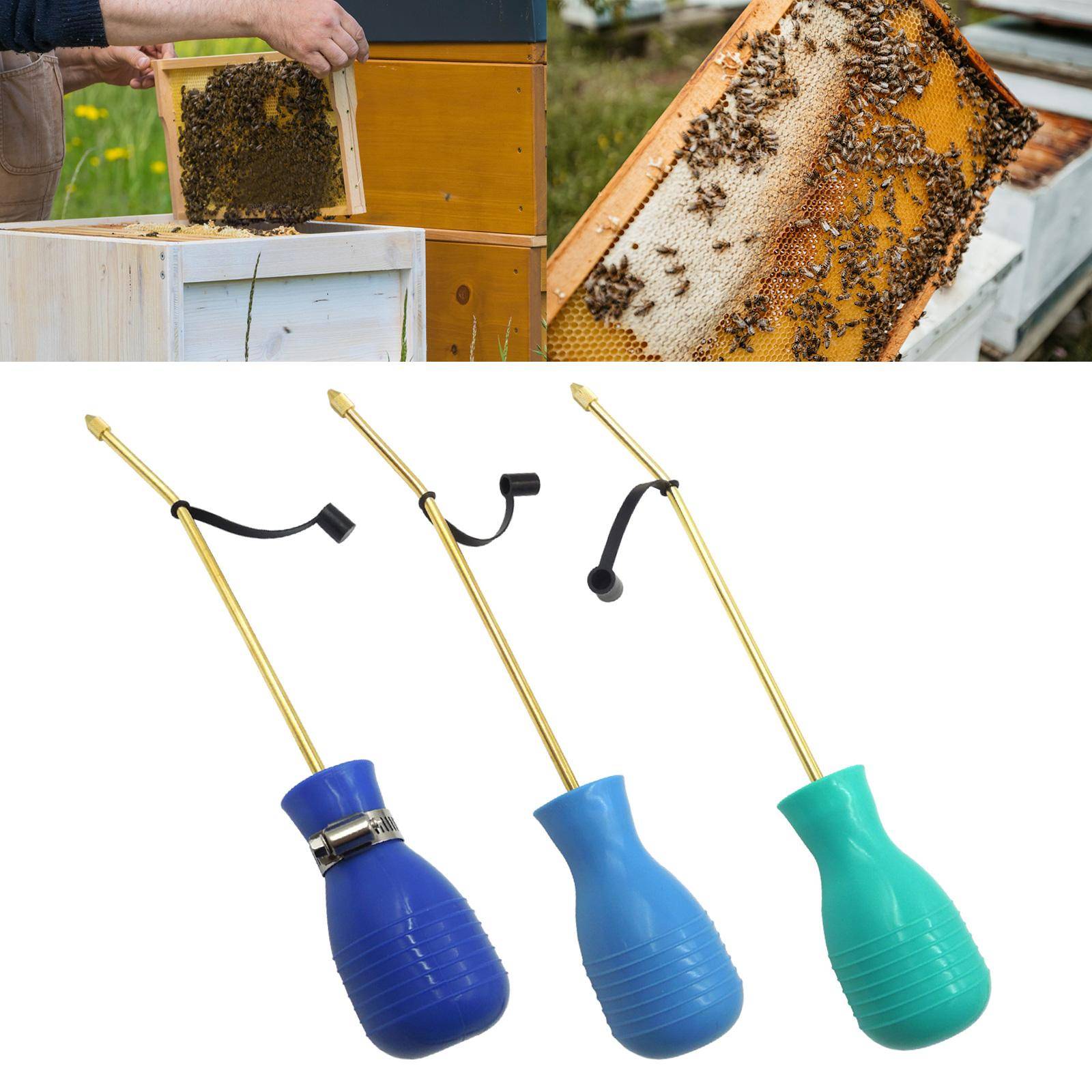 Getingbo Dödare Lökpuder Applicator Skadedjursbekämpning Lökpuder Spruta Getingbo Dödare Med Långt Kopparrör mörkblå färg