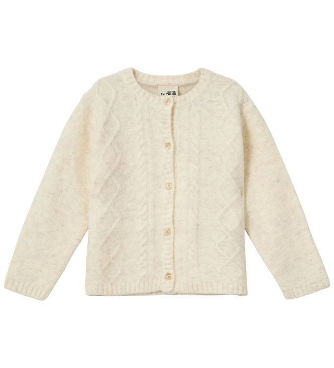 Sofie Schnoor Cardigan - Strik - HennyKB - Off White - Sofie Schnoor - 1½ år (86) - Cardigan