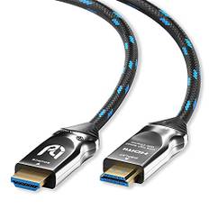 Ultra HDTV 8K HDMI-Kabel - 10m, Glasfaser, Ultra High Speed HDMI 2.1 (48 Gbps), 8K@60Hz & 4K@120Hz - integrierter Chip