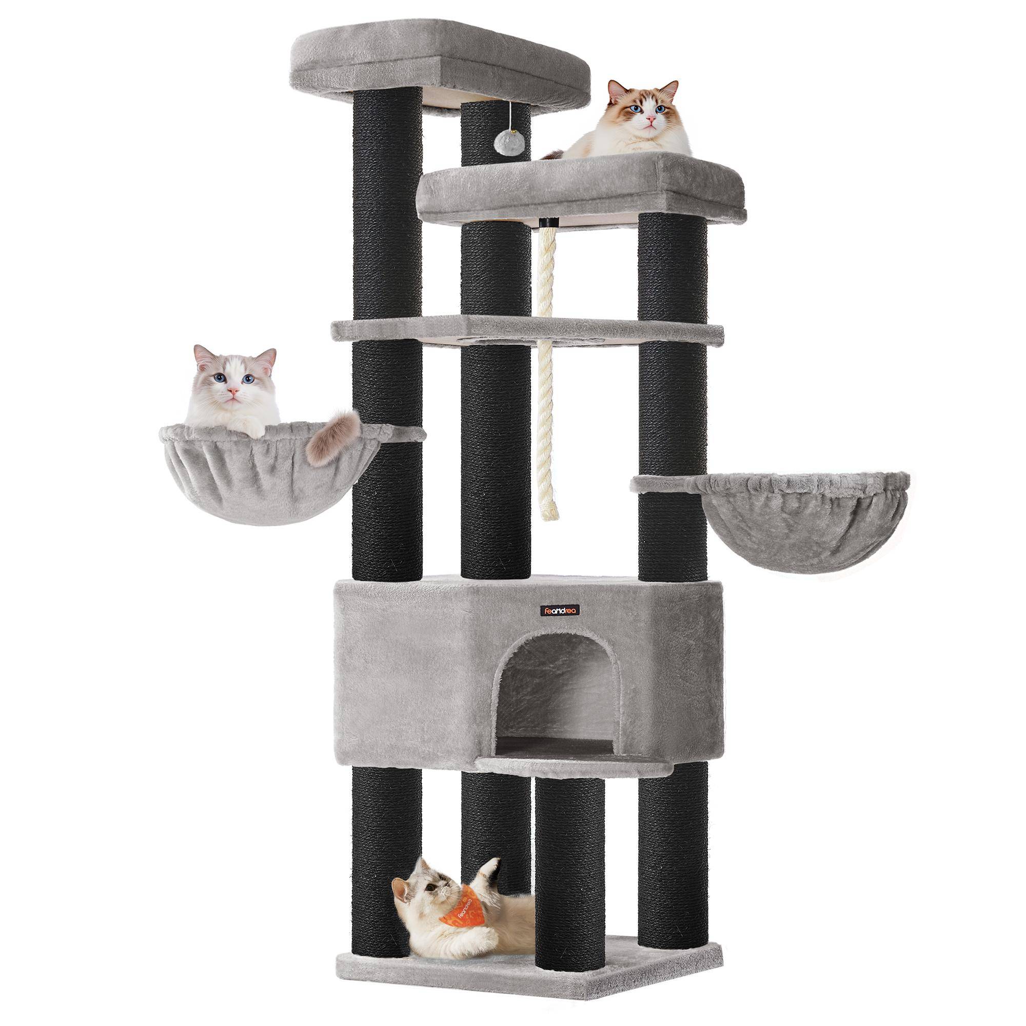 Kattetræ XXL PCT008G02 - Dove Grey/Ink Black