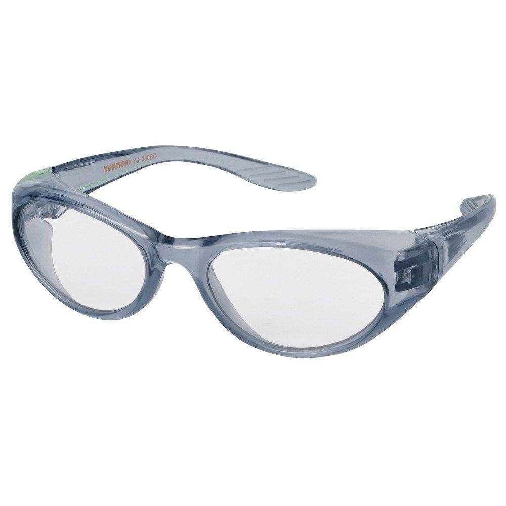 Yamamoto Optical YAMAMOTO JIS Compliant Blue Light Cut Protective Glasses Flex Hinge Top and Bottom Visors with Side Covers High Protection