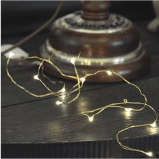 Ljusslinga Dew Drop, 12 led mässing