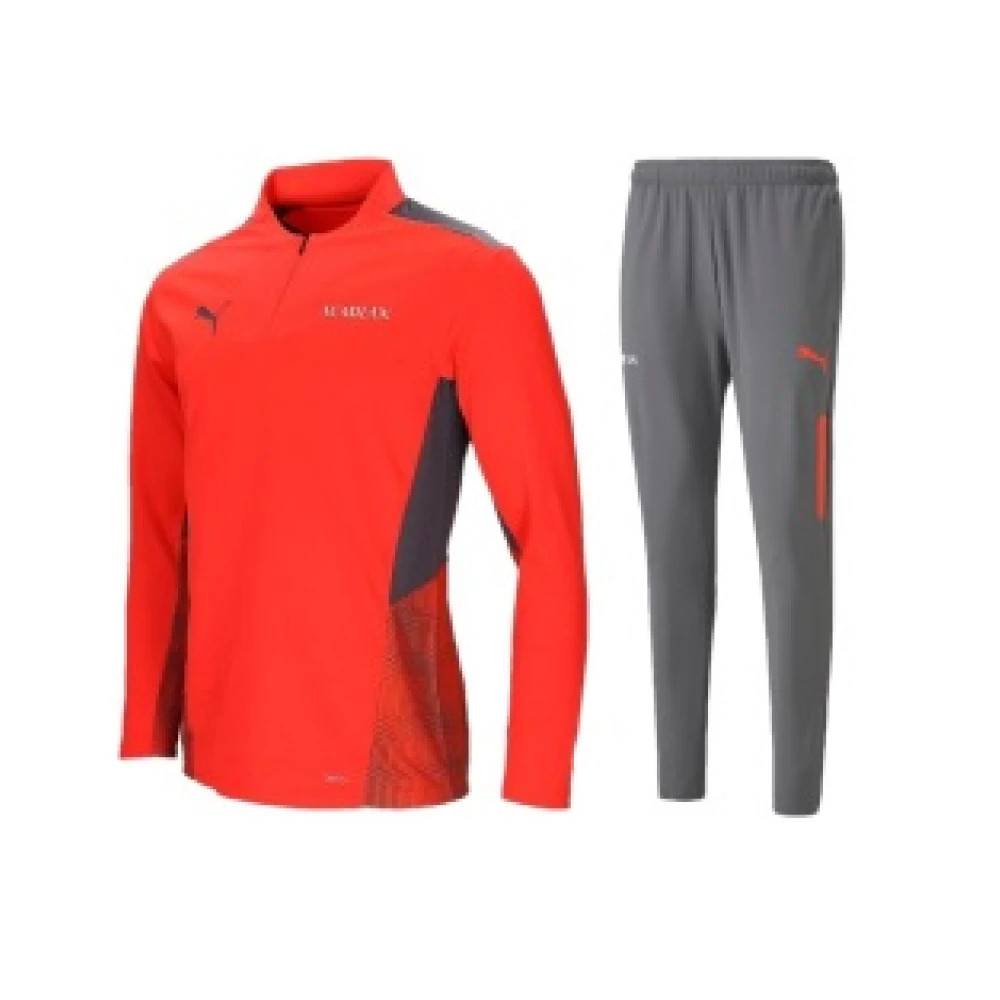 PUMA AC Milan Senior Træningssæt 2021-2022 - Træning - Herre - Rød - S -