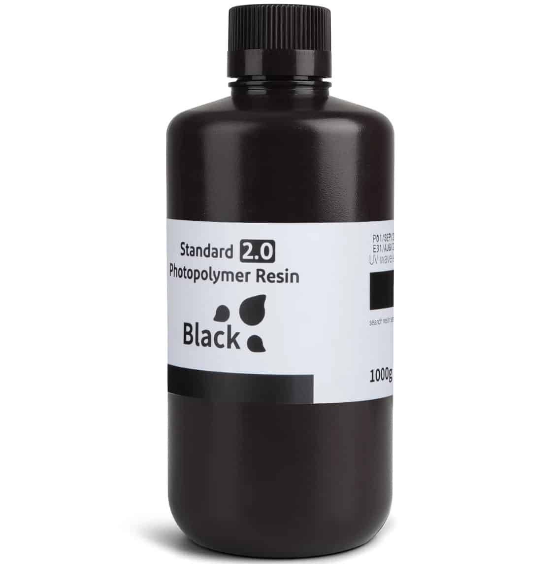 Elegoo Standard 2.0 Resin 1 kg - Black.