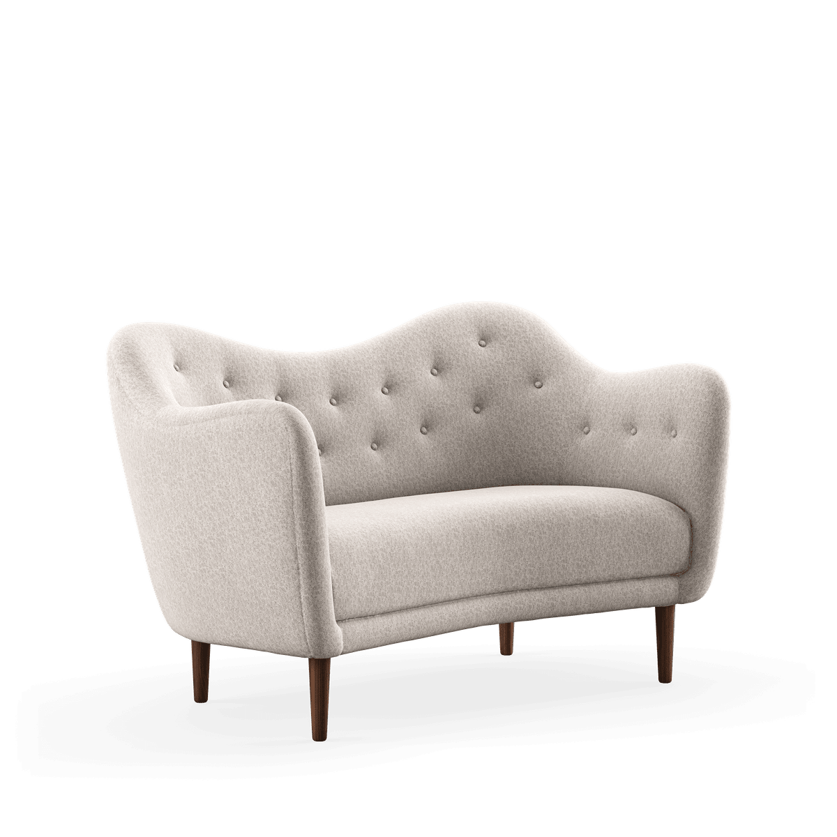 46 sofa, valnød af Finn Juhl Hallingdal 110 - Jacobsen Plus
