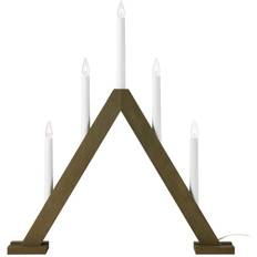 Ariele Adventsljusstake 53cm Mörkbrun