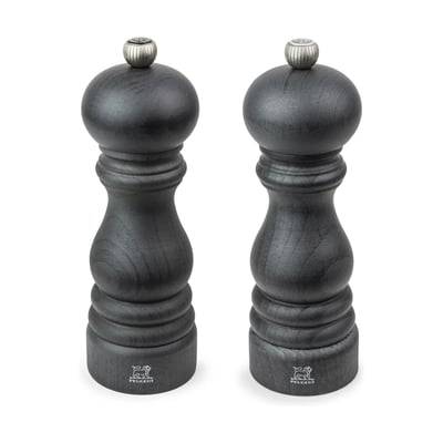Peugeot Paris Salt- og peberkværnsæt - H 18 cm - Træ - Grå