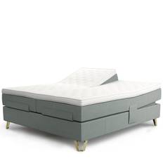 Supreme Aqtive 2 ställbar dubbelsäng - Färgval/Beige/Grå/Mörkgrå/Ljusblå/Mörkblå