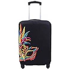 Utforska land resa bagage fodral resväska skydd passar 45 – 81 cm bagage, Karneval, S (18-22 inch luggage)