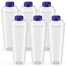 6 Stück Wasserfilter für Delonghi passend für Delonghi DLSC002, Wasserfilterkartuschen kompatibel mit Delonghi Magnifica s, ECAM, ESAM, ETAM, EPAM, Primadonna Kaffeevollautomaten