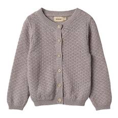 Wheat Cardigan - Strik - Magnella - Dusty Purple - Wheat - 6 år (116) - Cardigan