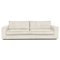 Grace Tyg Lincoln Creme - 3-sitssoffa
