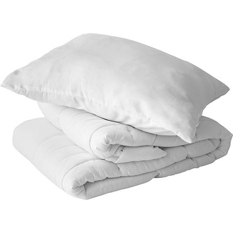 BASIS fiberdyne- og pudesæt 135x200 og 60x63 cm - Lun (På lager i butik)
