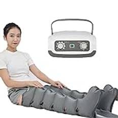 Leg Massager Air CompressionLeg,Recovery Boots with 6 Air Cushions Leg Massager Circulation Leg Waist Leg Wraps Foot,with Timing Function,B (B)