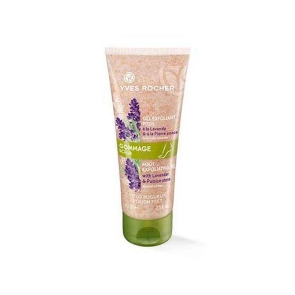 Yves Rocher Fotvård Exfolierande Gel 75ml Fuktgivande Släta Fötter 1 st beige